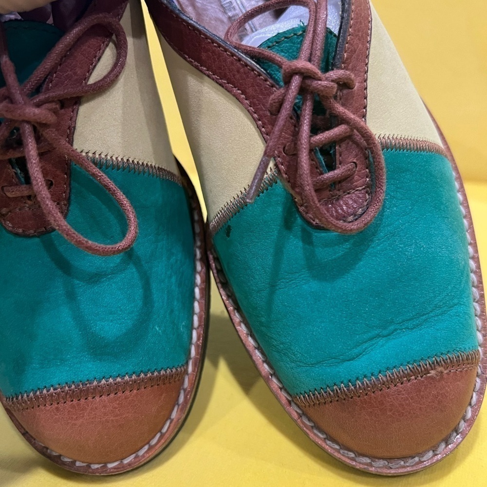 BALLY Color Block Flat Shoes size 37. - Picture 16 of 17